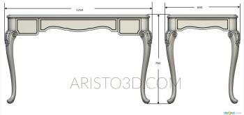 Set of furniture (KMB_0232) 3D model for CNC machine